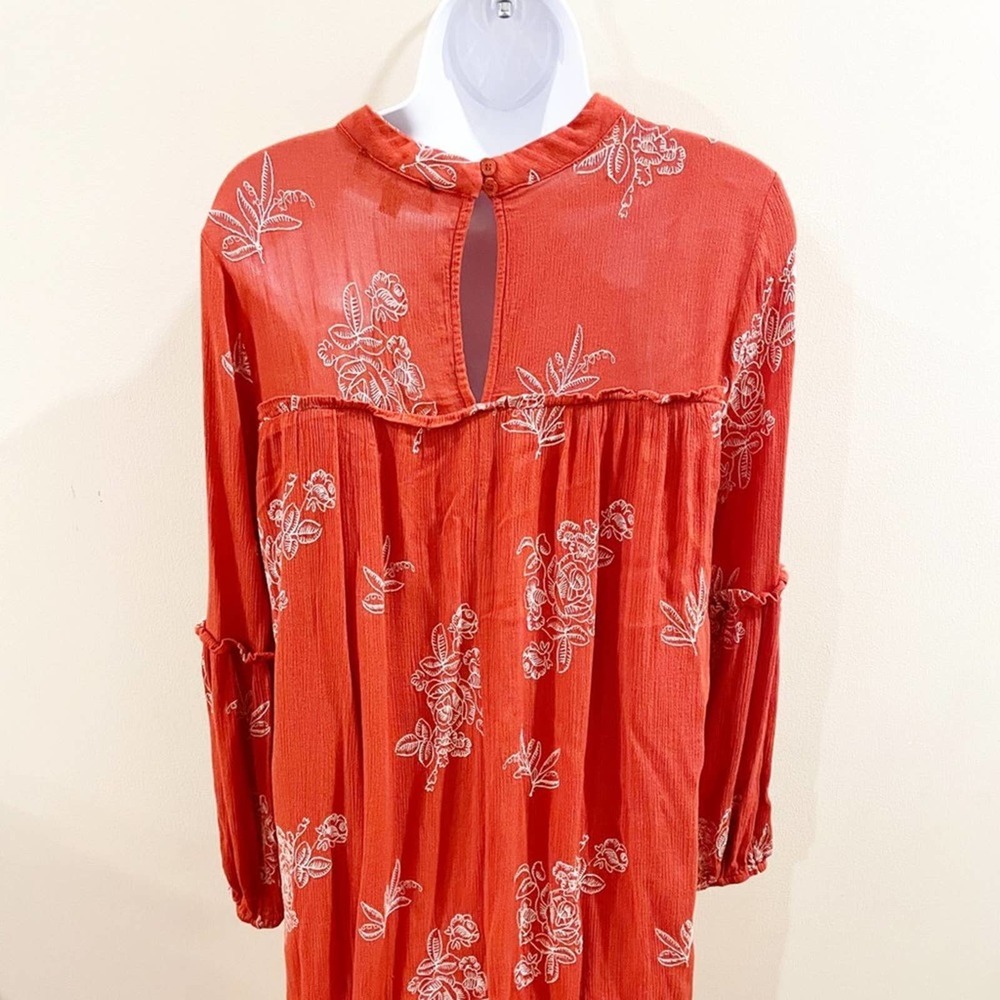 Lulus No One Quite Like You Shift Dress Orange M - Picture 8 of 13